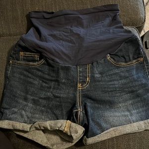 Maternity Jean Shorts